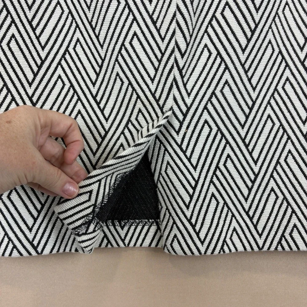 Banana Republic 4 Cotton Geometric Chevron Mod Office Professional Mini Skirt - Picture 6 of 10